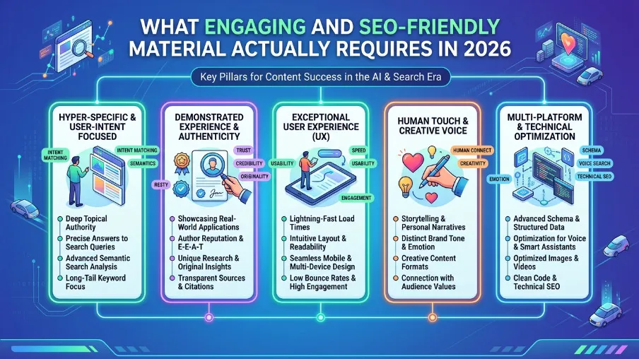 Engaging and SEO-friendly material