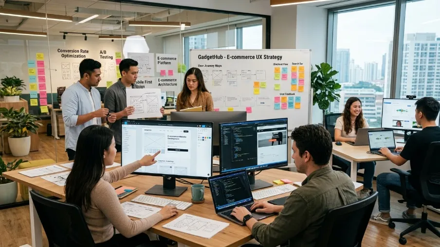 E-commerce Website Development Design and User Experience