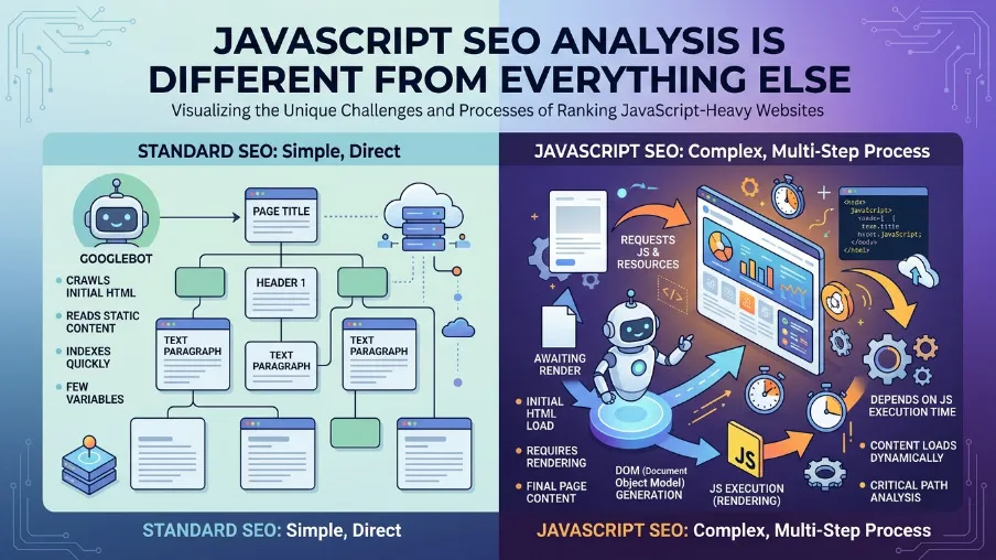 Advanced strategies using SEO analysis for javascript checklist tips