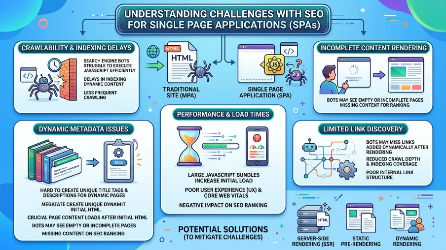 Challenges with SEO for Single Page Applications