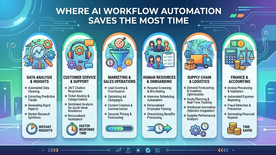AI Workflow Automation Saves the Most Time