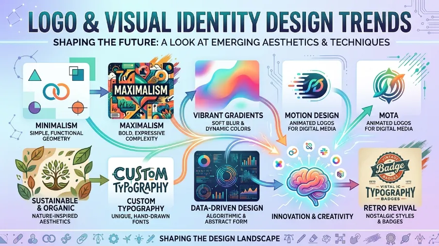 Logo & Visual Identity Design Guide: From Idea to Iconic Brand