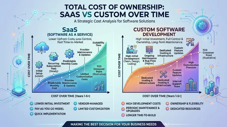 SaaS vs Custom Ecommerce Development: Full 2026 Comparison