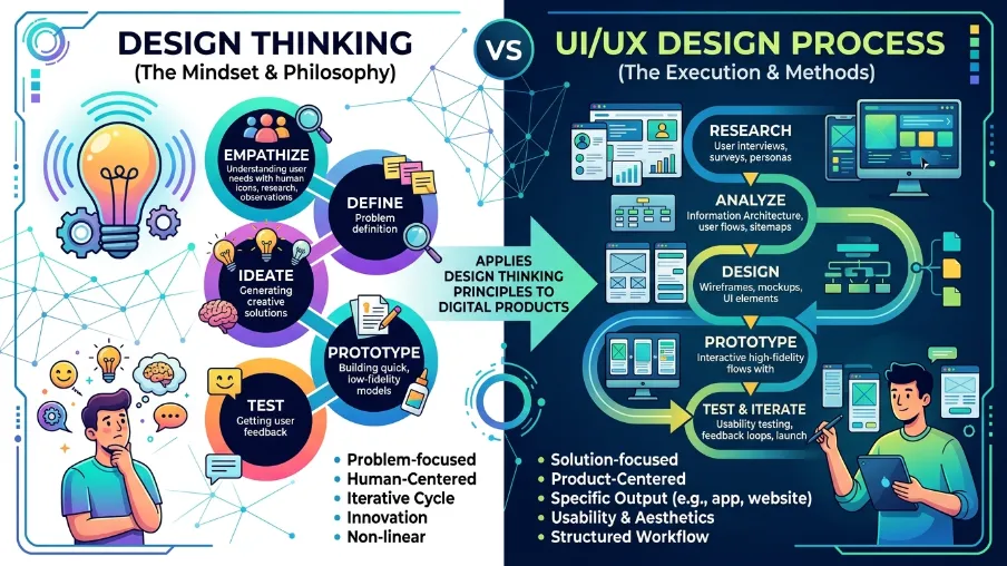 UI/UX Design Process Explained: A Founder's Guide