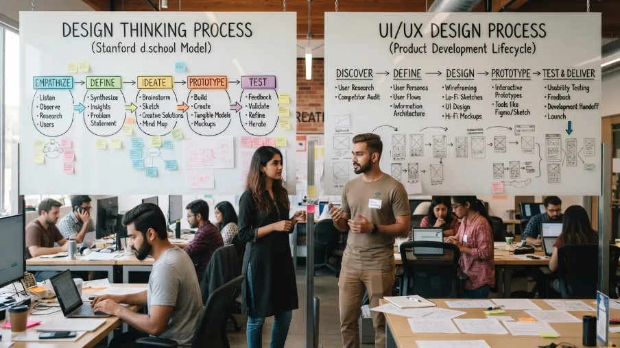 UI/UX Design Process Explained for Beginners