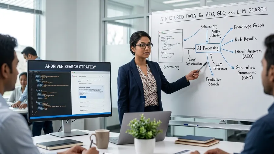 Structured Data for AEO, GEO, and LLM Search Best Practices