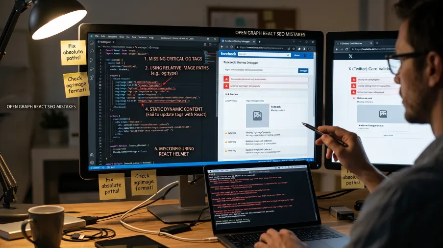 Common Open Graph React SEO Mistakes