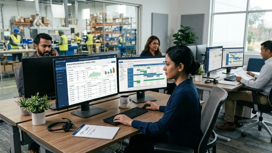 How does custom ERP software improve decision making