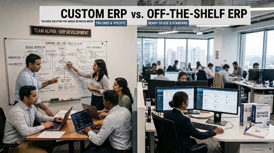 Custom ERP vs. Off the Shelf ERP