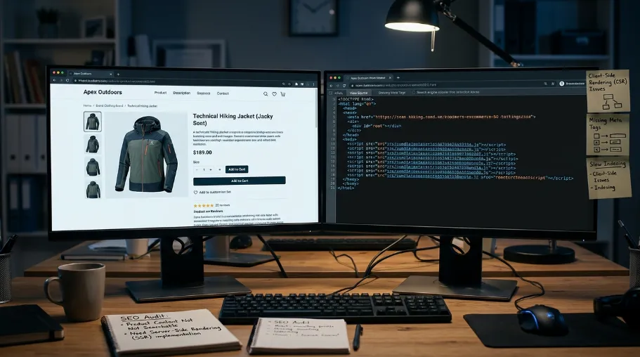 Core Problem With React E commerce SEO