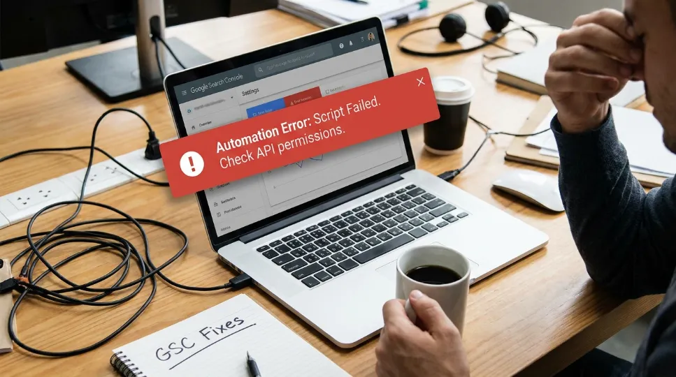 Google Search Console Automation problem