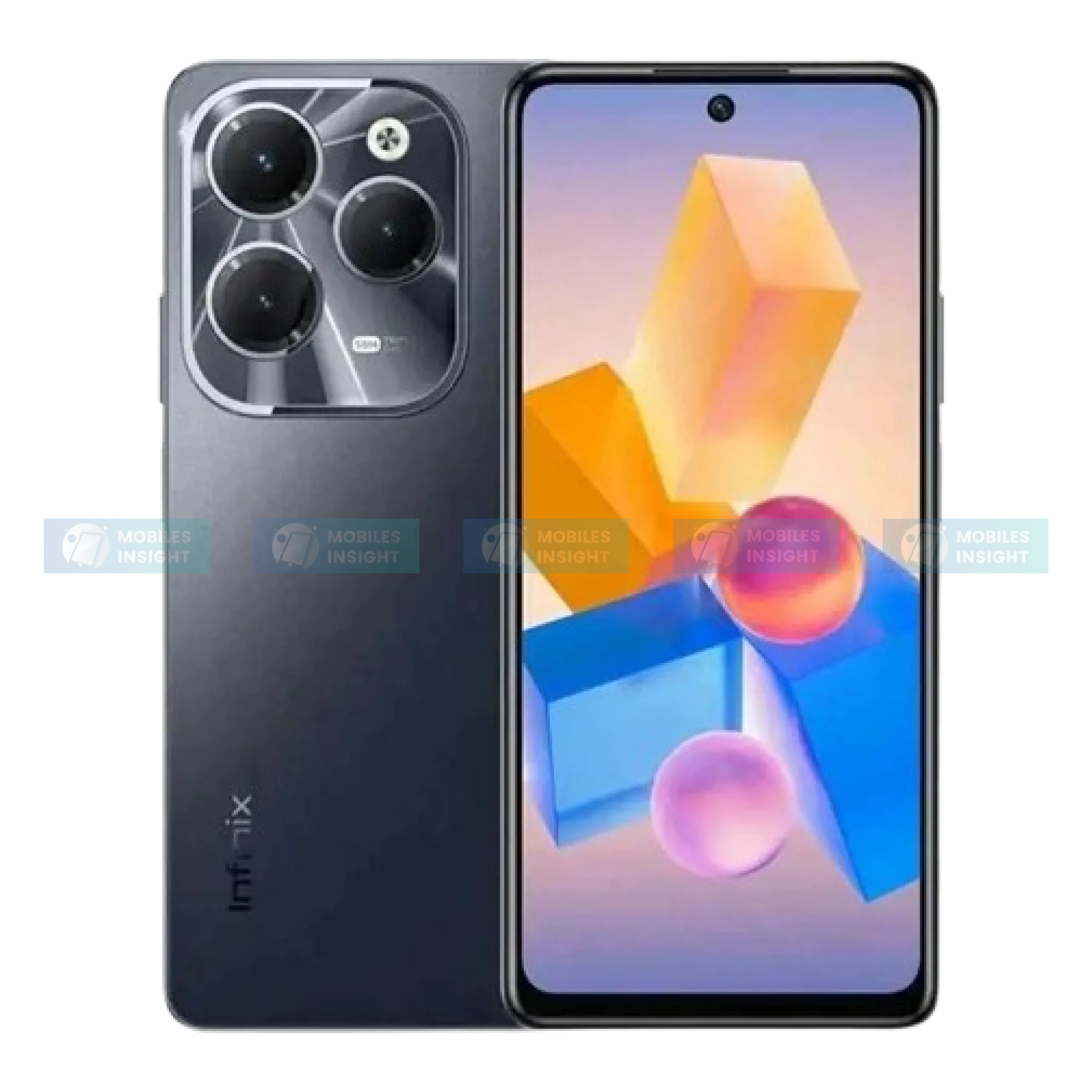 Infinix Hot 40 Pro displaying its sleek design and features, popular in Bangladesh
