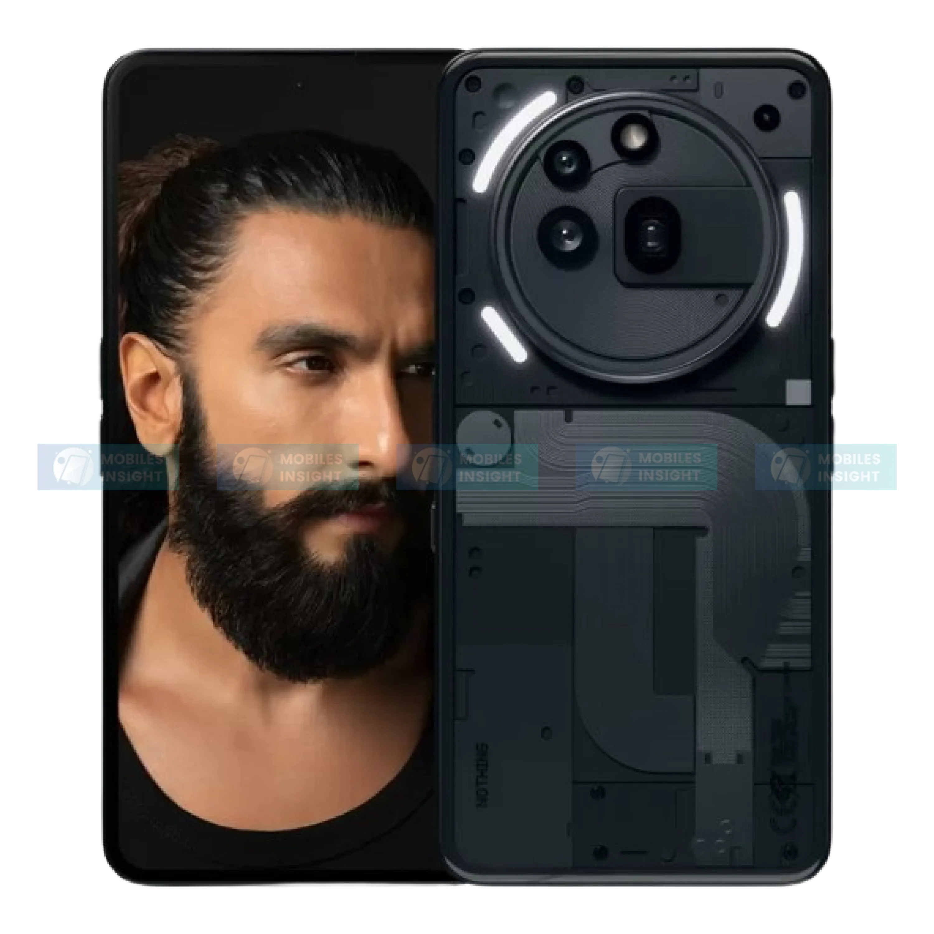 Image of Nothing Phone (3a) Pro highlighting its sleek design and features.