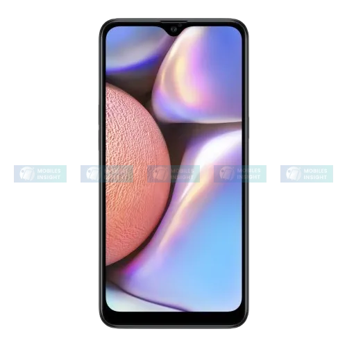 Picture of the Samsung Galaxy A10s highlighting its sleek design and color options.