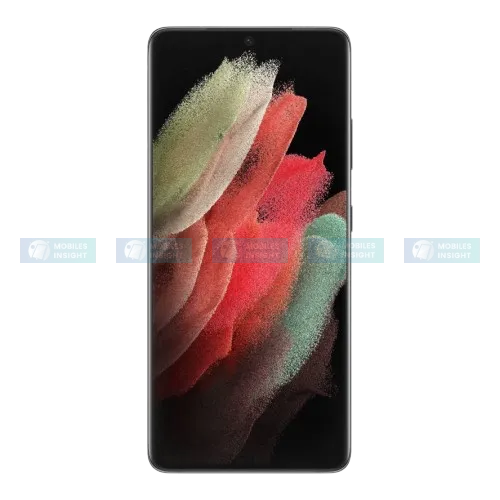 Image of Samsung Galaxy S21 Ultra 5G highlighting its sleek design and features.