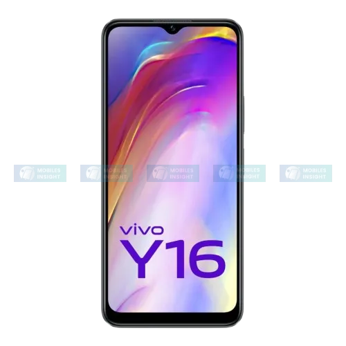 Image of vivo Y16 showcasing its design and features, available in Bangladesh