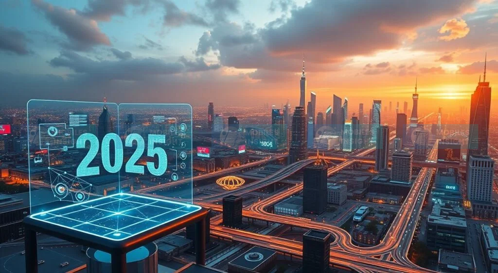 Technology and AI innovation powering 2025 future