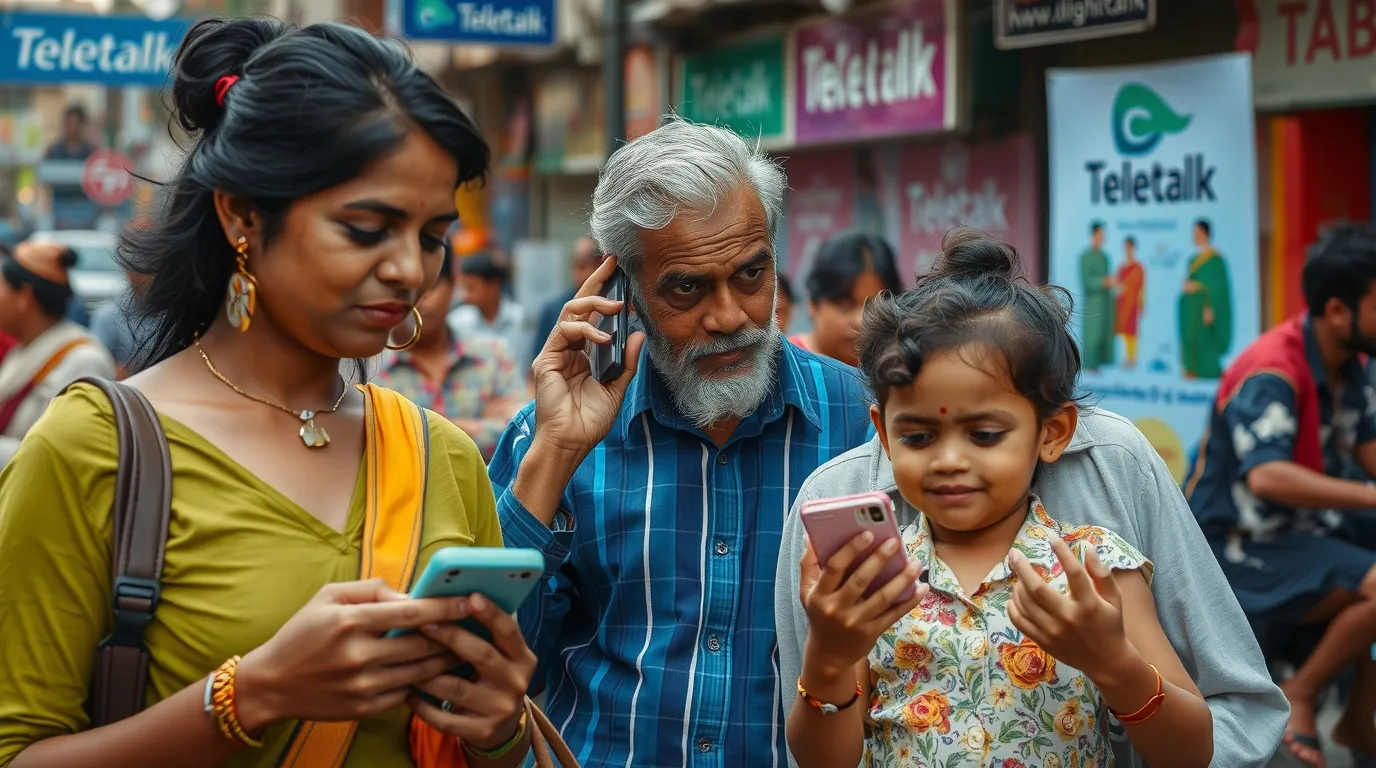 Teletalk Network, Teletalk in Bangladesh, Teletalk 3G, Teletalk 4G