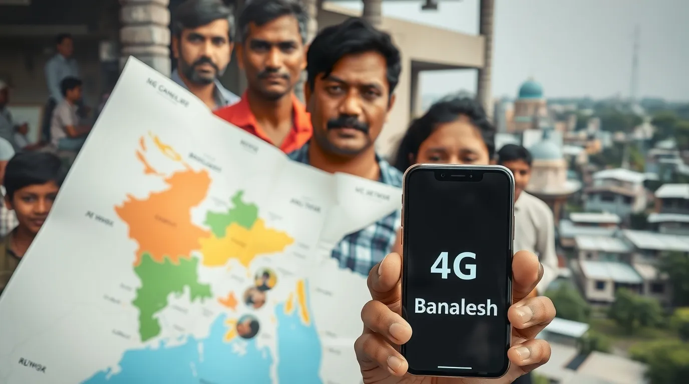 Bangladesh 4G network coverage map, Best 4G network in Bangladesh, 4G internet speed Bangladesh, 4G data packages Bangladesh 2026, Bangladesh 4G vs 5G comparison,How to improve 4G signal in Bangladesh, Grameenphone 4G review, Robi 4G internet plans, Banglalink 4G coverage and speed, BTRC 4G network quality Bangladesh
