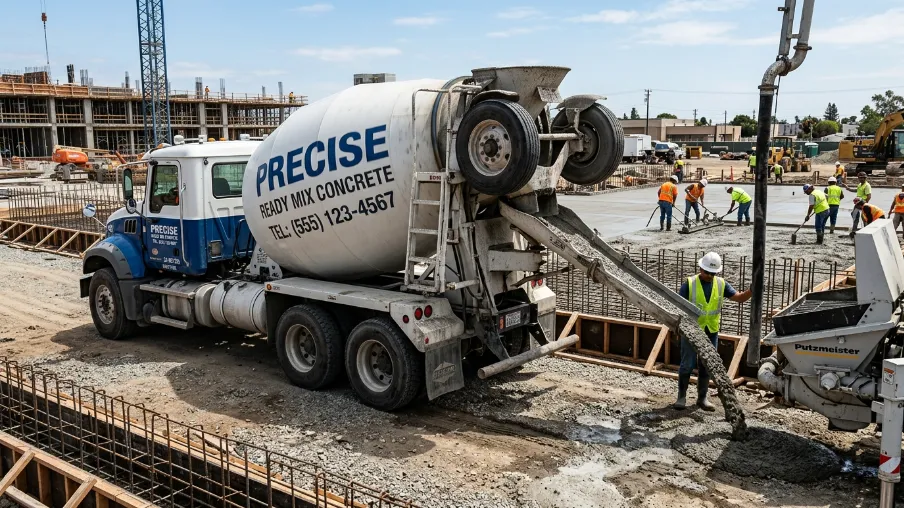 Ready Mix Concrete Production Process