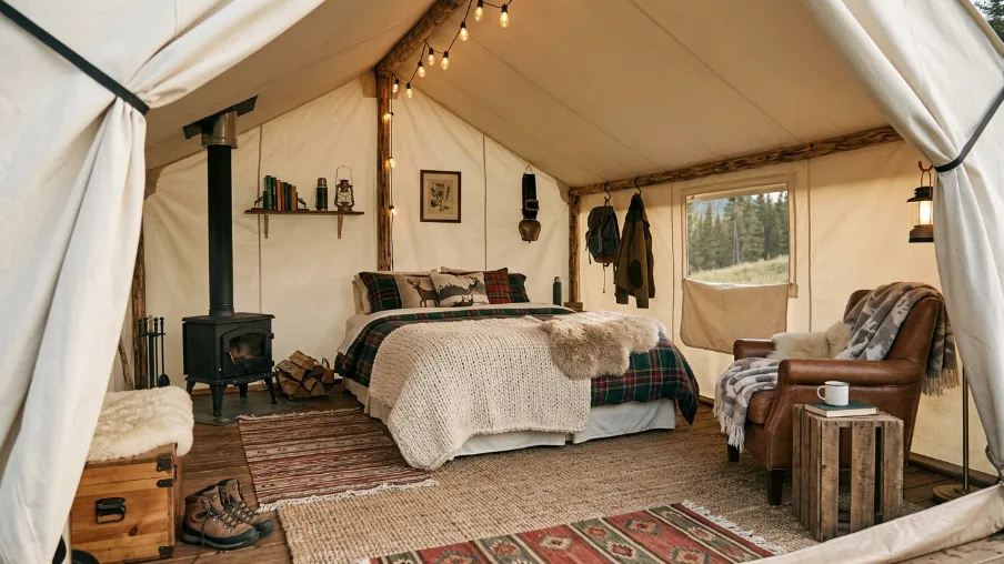 Modern Swiss Tent Interior Ideas for Glamping What Does a Real Swiss Tent Interior Fix Actually Look Like