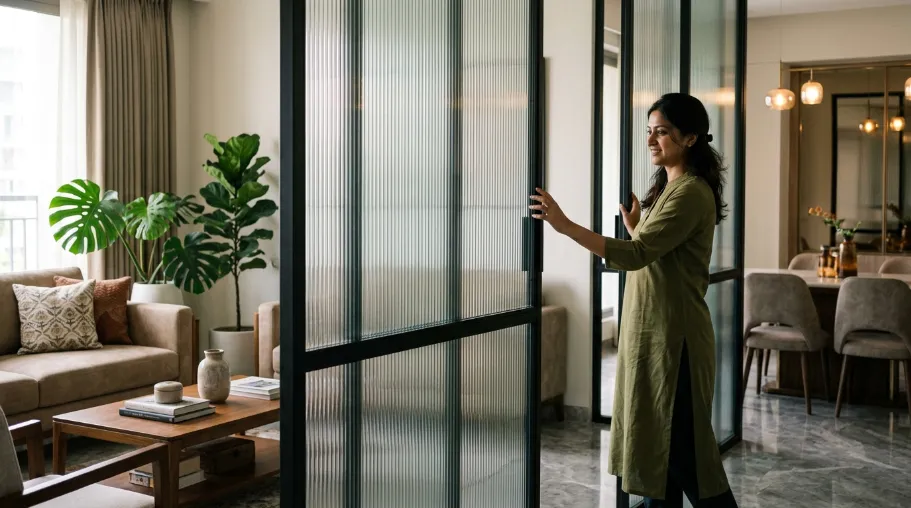 Fluted Glass Doors: Modern Design & Privacy Why Fluted Glass Doors Are Gaining Popularity in Bangladesh