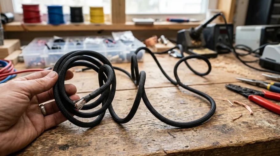 How Does a Straight Flexible Wire Receive Waves