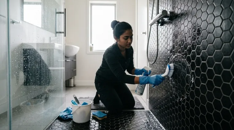 Black Mosaic Tile for Kitchen Backsplashes How to Maintain Black Mosaic Tile